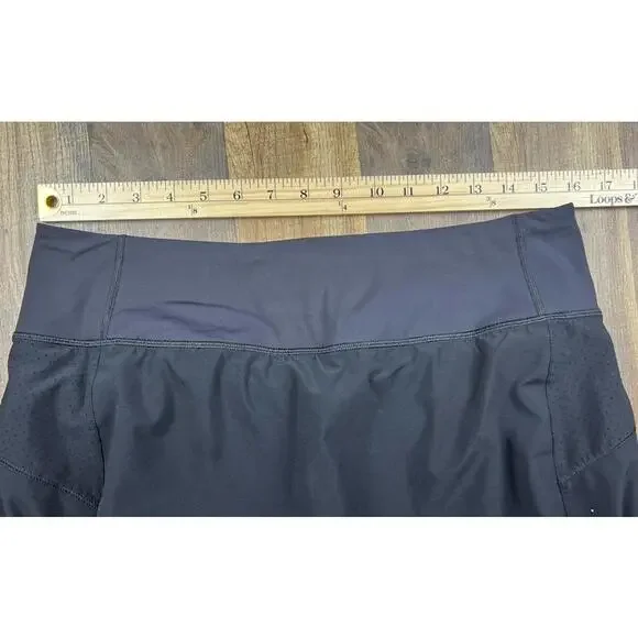 Athleta Run With It 16" Skort Black Athletic Running Skirt Womens Size Large L . - Picture 8 of 11